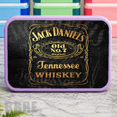 Whiskey Label Lunch Box Transfer