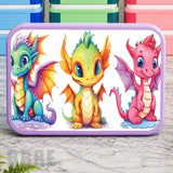 Dragon Trio Lunch Box Transfer