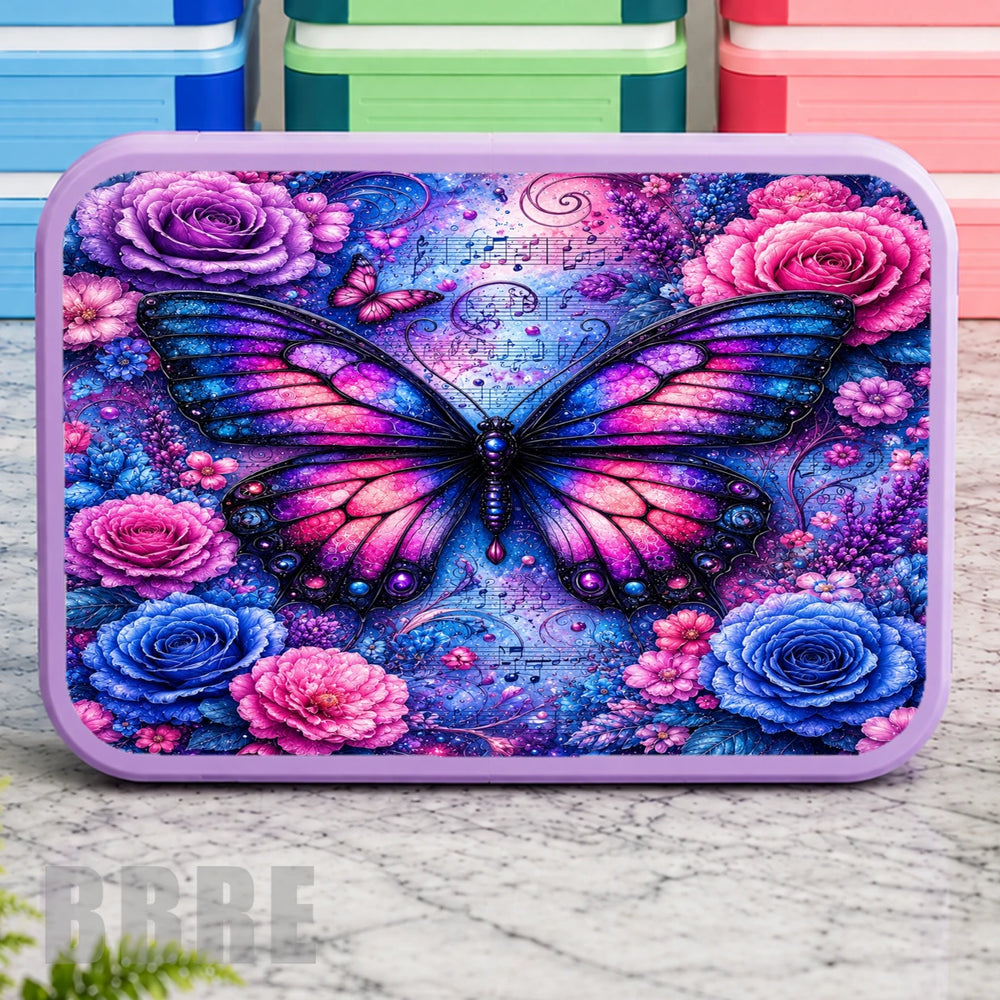 Butterfly Blossom 3 Lunch Box Transfer