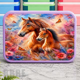 Majestic Horses 2 Lunch Box Transfer