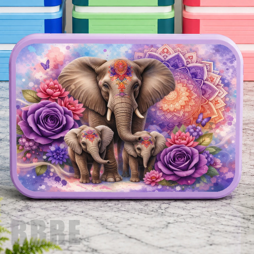 Elephant Family Lunch Box Transfer