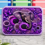 Purple Elephant Lunch Box Transfer