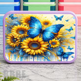 Butterfly Sunflowers Lunch Box Transfer