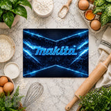 Electric Blue Vertical Mockup