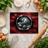 Crimson Emblem Vertical Mockup