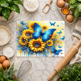 Butterfly Sunflowers 2 Vertical Mockup