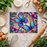 Colorful Butterflies Vertical Mockup