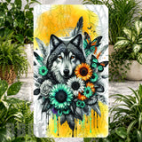 Wolf Floral 3 Product Image