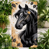 Elegant Black Horse Product Image