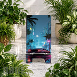 Neon Cityscape Product Mockup