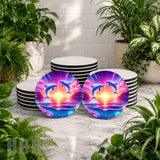 Dolphin Sunset 3 Product Mockup