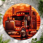 Orange Truck Product Image