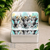 Floral Highland Cattle Product Mockup