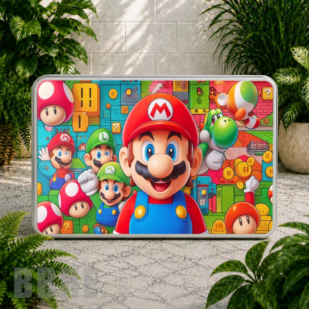Mario Adventure Coaster Sublimation Wrap