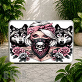 Wolf Girl Coaster Sublimation Wrap