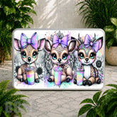 Cute Deer Trio Coaster Sublimation Wrap