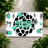 Cowboy Dibs Coaster Sublimation Wrap
