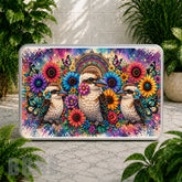 Floral Kookaburras Coaster Sublimation Wrap