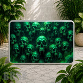 Green Skull Coaster Sublimation Wrap