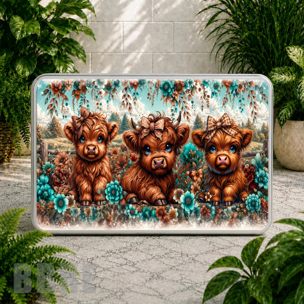 Highland Cattle Coaster Sublimation Wrap