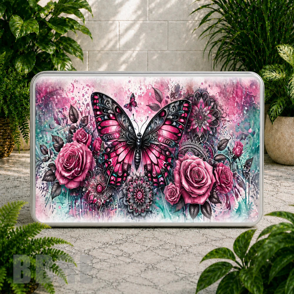 Butterfly Roses Coaster Sublimation Wrap