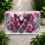 Butterfly Roses Coaster Sublimation Wrap