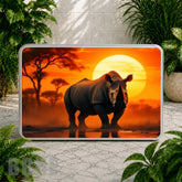 Sunset Rhino Coaster Sublimation Wrap