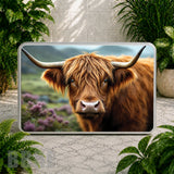 Highland Cow Coaster Sublimation Wrap