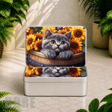 Sunflower Kitten Product Mockup