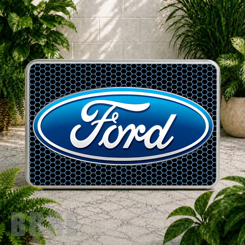 Ford Logo 6 Coaster Sublimation Wrap