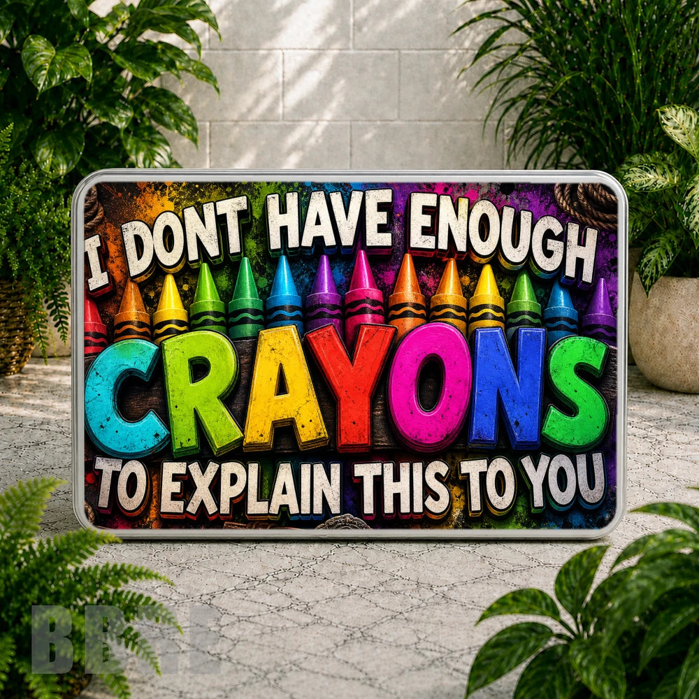 Colorful Crayons Coaster Sublimation Wrap