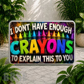 Colorful Crayons Coaster Sublimation Wrap