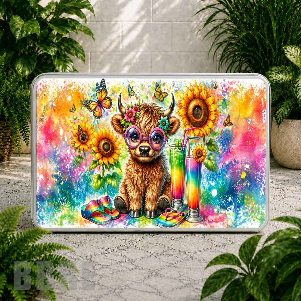 Colorful Highland Coaster Sublimation Wrap