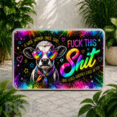 Colorful Cow Coaster Sublimation Wrap