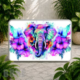 Colorful Elephant Coaster Sublimation Wrap