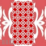 Red Floral 2 Faded Image
