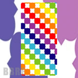 Colorful Checkers Faded Image