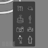 Celebration Icons Faded Image