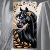 Elegant Black Horse 3 Faded Image