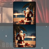 Santa Beach 3 Faded Image