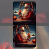 Santa Drink Faded Image