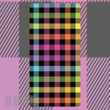 Colorful Check Faded Image