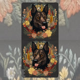 Floral Dog Faded Image