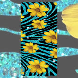 Floral Zebra Faded Image