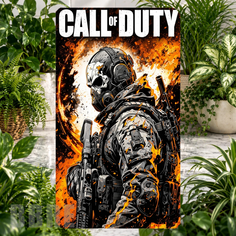Skull Soldier Phone Stand Transfer
