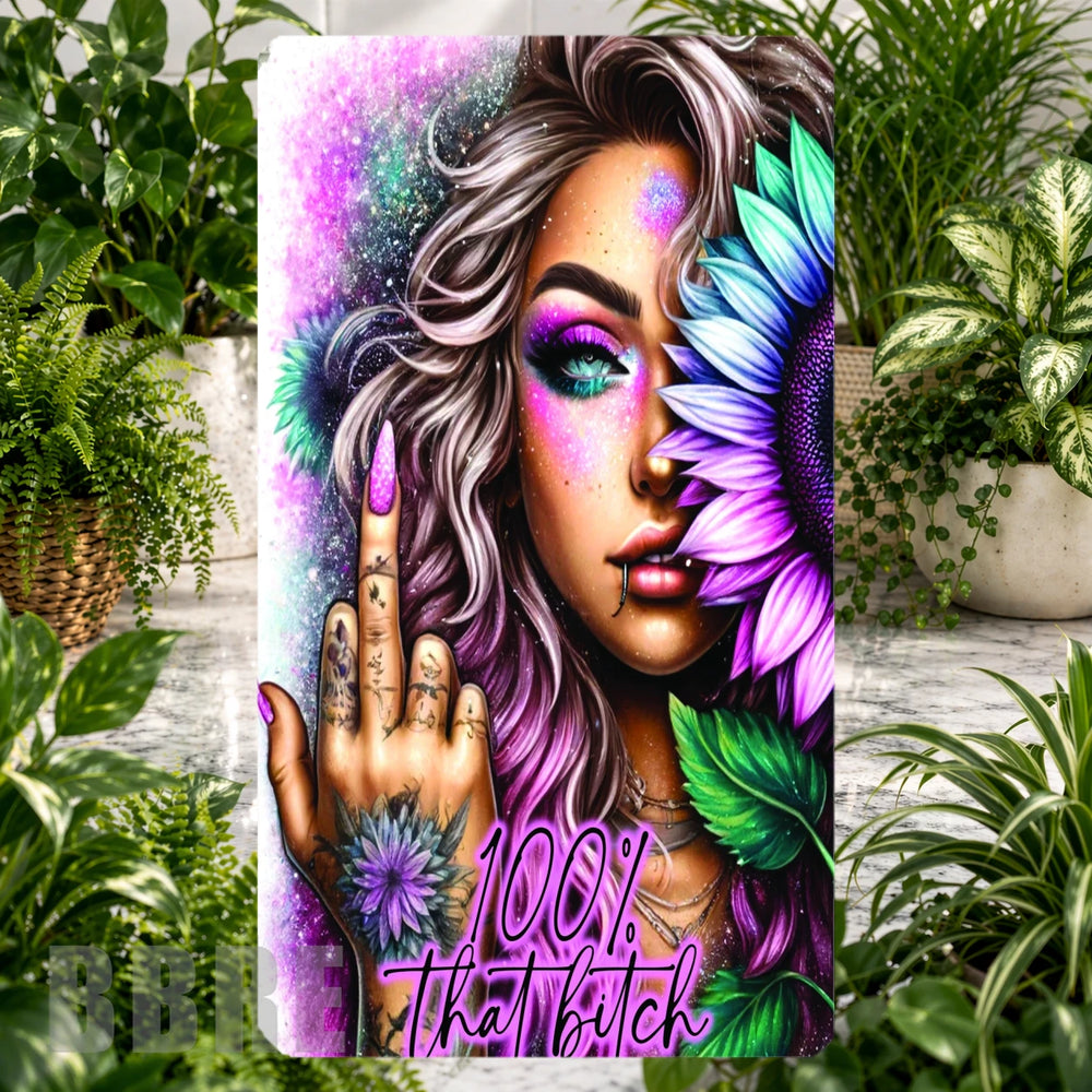 Bold Floral Phone Stand Transfer