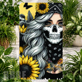 Skull Sunflowers 2 Phone Stand Transfer