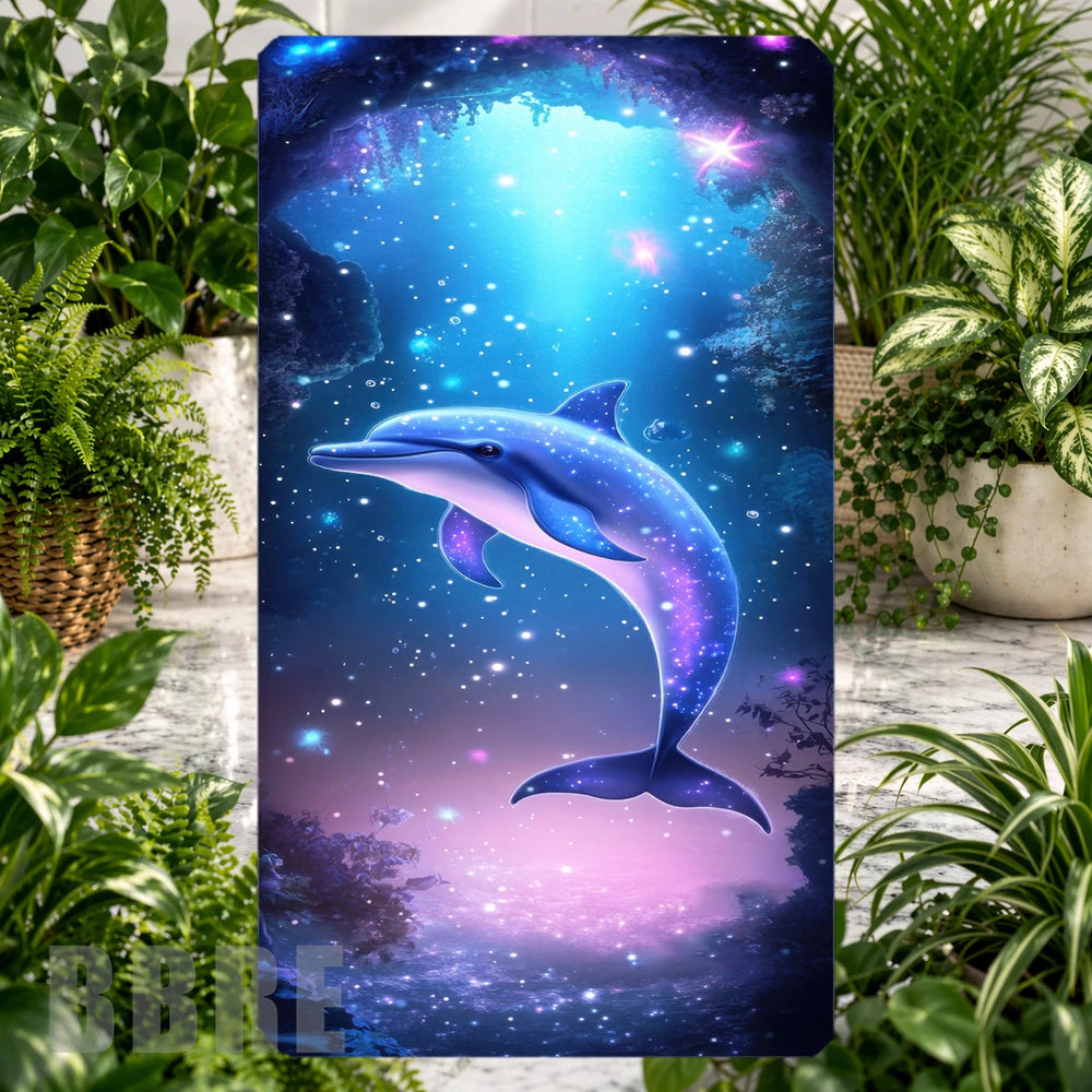 Cosmic Dolphin Phone Stand Transfer