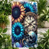 Floral Clock Phone Stand Transfer