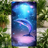 Cosmic Dolphin 2 Phone Stand Transfer